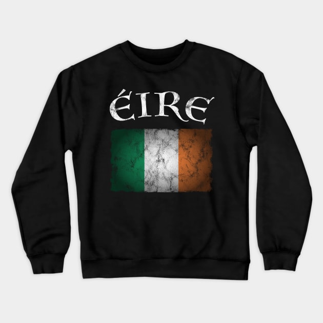 Ireland Eire flag Crewneck Sweatshirt by JeZeDe